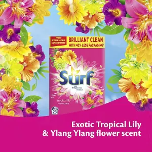 Surf Washing Powder Tropical Lily & Ylang-Ylang 23 Washes - Pack of 3