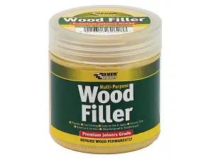 Everbuild MPWOODLT2 Multipurpose Premium Joiners Grade Wood Filler Light Stainable 250ml EVBMPWFLS250