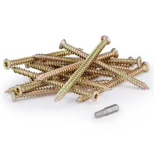 SEQUAL Easy Drive Countersunk Direct Concrete Screws, 50mm (20 Pack)