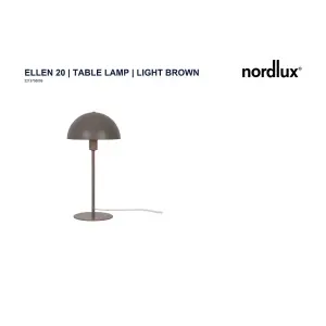 Nordlux Ellen Table Lamp Light brown E14