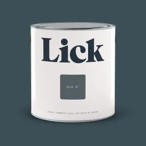 Lick Blue 07 Eggshell Emulsion paint, 2.5L