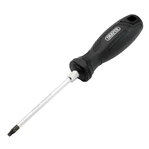 Draper TX-STAR Tamperproof Hard Grip Screwdriver, T20H x 100mm 13572