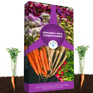 1 Bag (60 Litres) Organic Soil Conditioner Compost Bag Ideal For Planting, Flower Beds, Sowing Baskets & Tubs