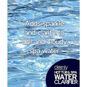 Cleenly Hot Tub & Spa Water Clarifier  - Transforms Cloudy, Dull Looking Water- 5 litres