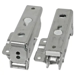 SPARES2GO Integrated Hinges compatible with IKEA CDA Caple Tecnik Fridge Freezer Door Hinge 3905 3362 3363 5.0 41,5