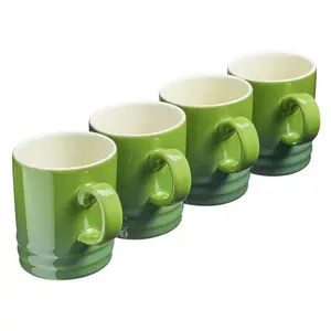 Coffee Cups Mugs Set of 4 Cups Stoneware 350ml