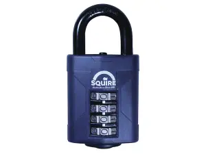 Squire CP50 Heavy-Duty 4-Wheel Combination Padlock with 10,000 Codes