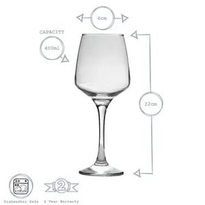 Argon Tableware - Tallo Red Wine Glasses - 400ml - Pack of 24