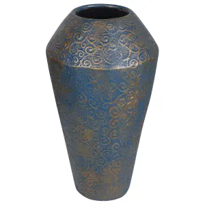 Decorative Vase MASSA Ceramic Blue