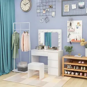 Mobley Dressing Table With Mirror Hashtag Home