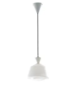 Luminosa SUGAR Dome Pendant Ceiling Light White black 20x21.2cm