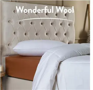 Slumberdown Wonderful Wool Medium Support Pillow - Single