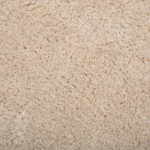 Shaggy Area Rug 200 x 200 cm Beige DEMRE