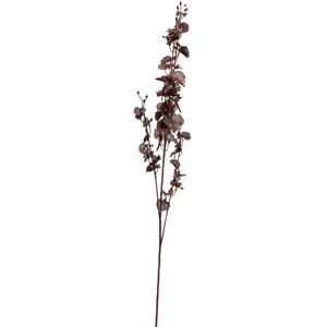 Hill Interiors Dancing Orchid Deep Purple Stem Faux Plant