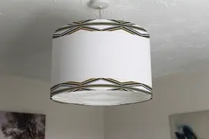 Art Deco Patterned Border (Ceiling & Lamp Shade) / 25cm x 22cm / Lamp Shade