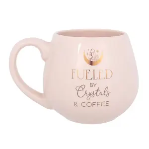 Something Different Crystals And Coffee Round Mug Pink (One Size)