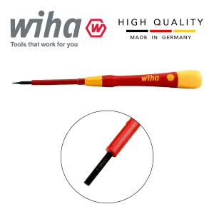 Wiha Picofinish Screwdrivers Electricians VDE Slotted & Phillips Micro Precision 42375 Slotted 2mm