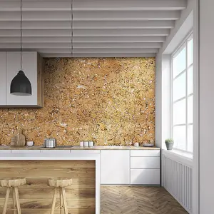 Sample: Beautiful Cork Wall Panels - Beige - 1 Strip - 30cm x 5cm (11.81in x 1.96in)