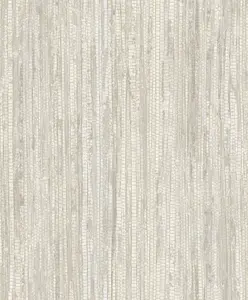 Galerie Organic Textures Cream Grey Rough Grass Textured Wallpaper