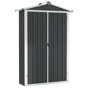 Berkfield Garden Shed Anthracite 107.5x46x183 cm Galvanised Steel