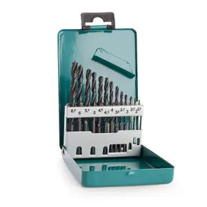 Makita D-54075 13-Piece HSS-R Drill Bit Set for Steel and Cast Iron