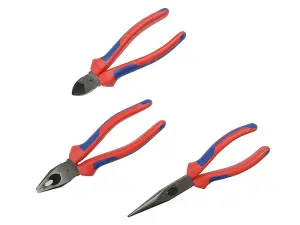 Knipex 00 20 11 Assembly Pack Pliers Set, 3 Piece KPX002011