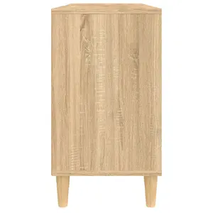 Berkfield Sink Cabinet Sonoma Oak 80x33x60 cm Engineered Wood