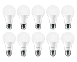 100w Equivalent LED Bulb 10w E27 Day White 6000K - Pack of 10