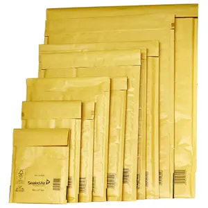 500 x A/000 (110 x 160mm) Mail Lite Gold Padded Bubble Lined Postage Mailing Envelopes