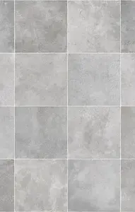 Grey Tile Effect Vinyl Flooring 5m x 4m (20m2)