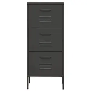 Berkfield Storage Cabinet Anthracite 42.5x35x101.5 cm Steel