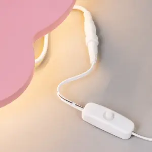 Litecraft Pink LED Cloud Glow Kids Wall Light