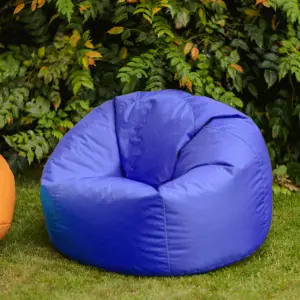 Veeva Classic Indoor Outdoor Bean Bag Blue Bean Bag Chair