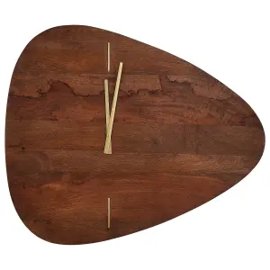 Wall Clock LOKTAK Wood Dark Wood