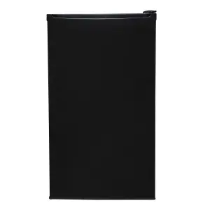 SIA LFIBL Mini Black Free Standing Under Counter Fridge With 3 Star Ice Box