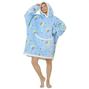 Adult Oversized Hoodie Blanket Soft Fleece One Size Fits All