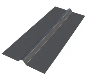 Heavy Duty Universal Transparent Bronze PVC Roof Ridge Capping UniRidge - Universal Roofing Verge Capping