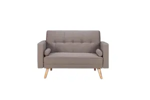 Birlea Ethan Medium Sofa Bed In Grey Fabric