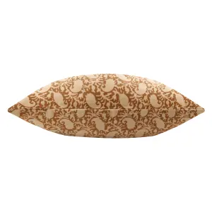 Paoletti Boteh Printed Velvet Polyester Filled Cushion