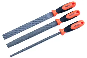 GOBEST wood rasp set 3 pcs, longer blades 250 mm, T12 steel, wood files (GB-0060