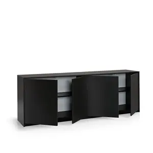 McCutchenville 238 Cm Wide Sideboard Black