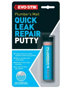 Evo-Stik Plumbers Mait Quick Leak Repair Putty 50g (2 Packs)