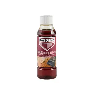 Bartoline Boiled Linseed Oil 250ml - Pack of 3 - Nourishes & Protects