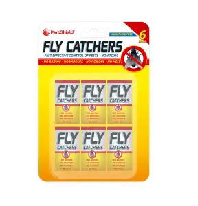 24 Sticky Fly Papers Catchers Flying Insect Trap Pest Control Pestshield