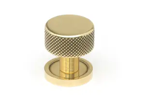 From The Anvil Aged Brass Brompton Cabinet Knob - 25mm (Plain)