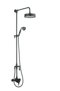 Keenware Modern Edwardian Ludgate Shower System: Black