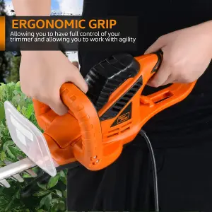 SuperHandy Hedge Trimmer 610mm 600W Corded 230V Lightweight Lawn and Garden Landscaping SKU:GEUT059