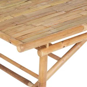 Garden Table Wood Light Wood TINDARI