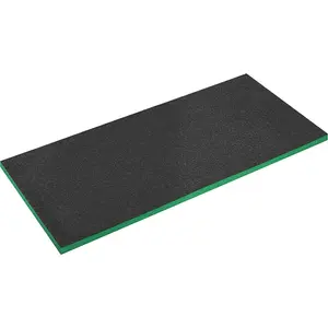 1200 x 550 x 30mm Green Easy Peel Foam for Tool Chest and Flight Case