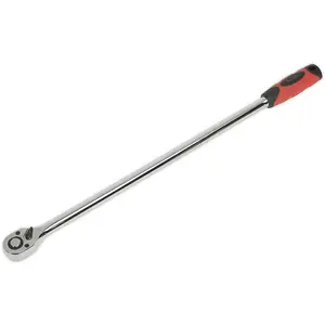 600mm Extra Long 72-Tooth Ratchet Wrench - 1/2" Drive for Hard-to-Reach Applications